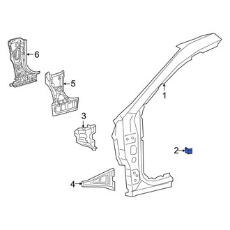 Toyota OE - Right Lower Body A-Pillar Reinforcement