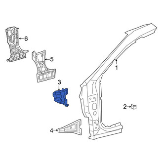 Toyota OE - Right Upper Body A-Pillar Bracket