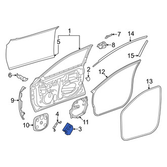 Toyota OE - Front Left Door Shell Insulator