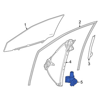 Toyota OE - Front Left Window Motor
