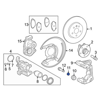 Toyota OE - Disc Brake Caliper Bushing