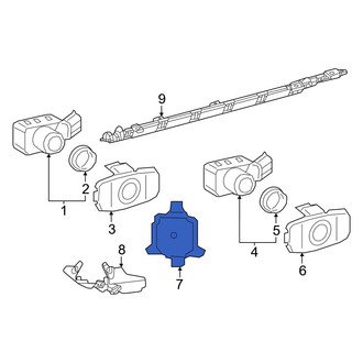 Toyota OE - Rear Blind Spot Detection System Warning Sensor