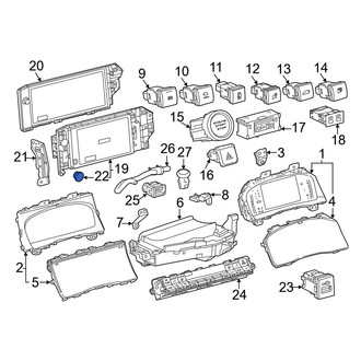 Toyota OE - Radio Knob
