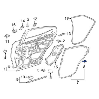 Toyota OE - Door Seal Clip