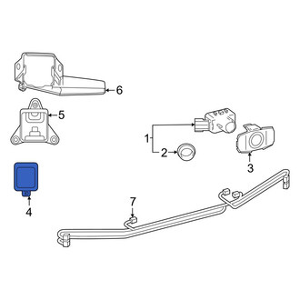 Toyota OE - Rear Blind Spot Detection System Warning Sensor