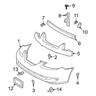 Toyota OE - Bumper Impact Bar Bolt