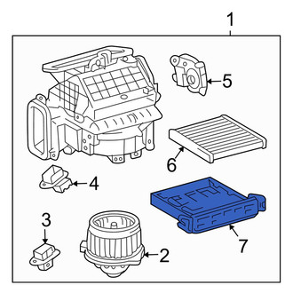 Toyota OE - Cabin Air Filter Case