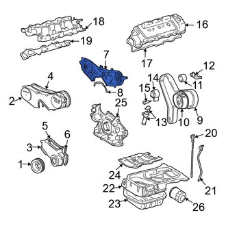 Toyota OE - Lower Engine Timing Cover