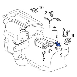 Toyota OE - Exhaust Gas Recirculation (EGR) Vacuum Delay Valve