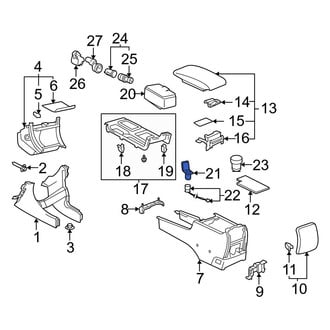 Toyota OE - Rear 12 Volt Accessory Power Outlet