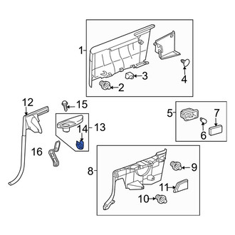 Toyota OE - Console Trim Panel Clip