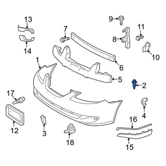 Toyota OE - Rear Bumper Cover Retainer