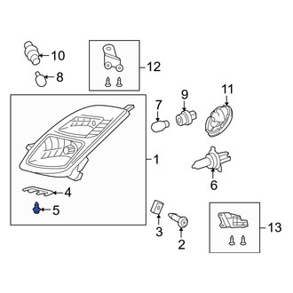 Toyota OE - Bumper Cover Reinforcement Screw