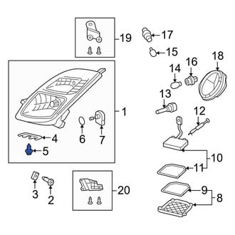 Toyota OE - Bumper Cover Reinforcement Screw