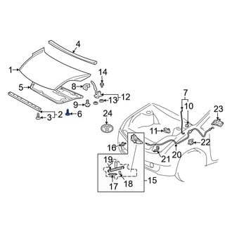 Toyota OE - Hood Insulation Pad Clip
