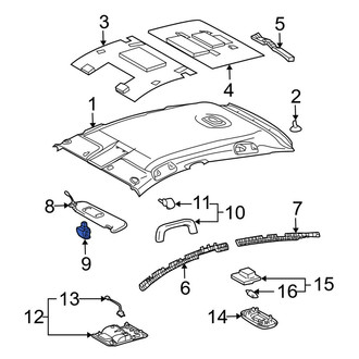 Toyota OE - Sun Visor Holder