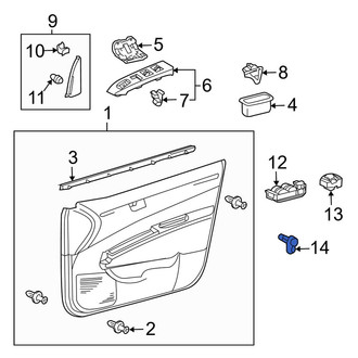 Toyota OE - Rear Door Jamb Switch