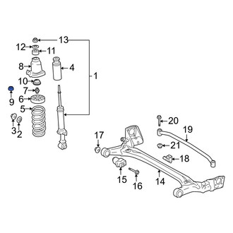 Toyota OE - Suspension Strut Nut