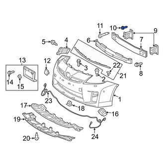 Toyota OE - Bumper Impact Bar Bolt