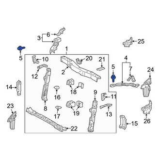 Toyota OE - Cowl Plenum Panel Bolt