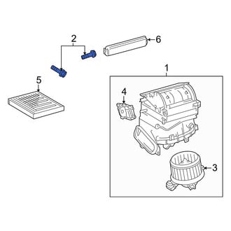 Toyota OE - A/C Evaporator Core Case Bolt