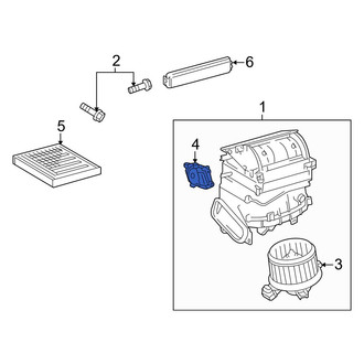 Toyota OE - HVAC Air Adjustment Control Motor