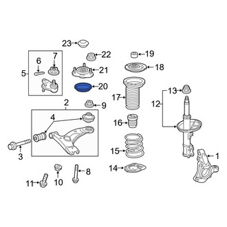Toyota OE - Front Suspension Strut Bearing