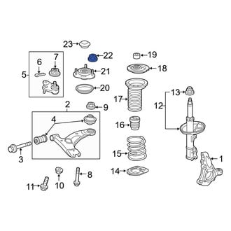 Toyota OE - Suspension Strut Mount Nut