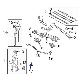 Toyota OE - Windshield Washer Pump