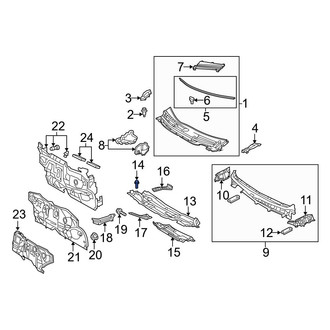 Toyota OE - Cowl Plenum Panel Bolt