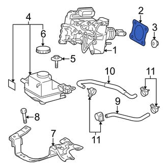 Toyota OE - Power Brake Booster Gasket