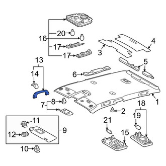 Toyota OE - Front Interior Grab Bar