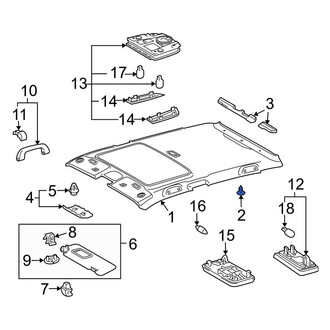 Toyota OE - Headliner Clip