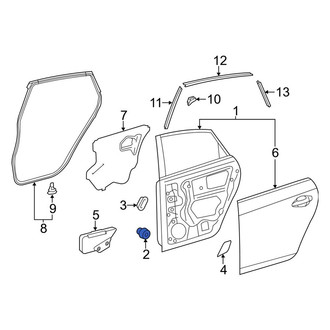 Toyota OE - Front Door Stop