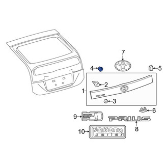 Toyota OE - Sunroof Frame Nut