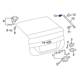 Toyota OE - Liftgate Lift Support Bolt