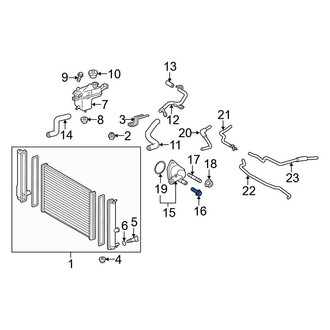 Toyota OE - Engine Coolant Thermostat Housing Bolt