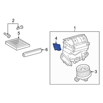 Toyota OE - HVAC Air Adjustment Control Motor