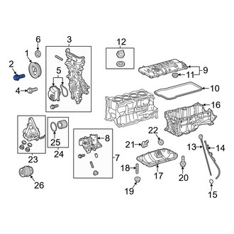 Toyota OE - Engine Harmonic Balancer Bolt