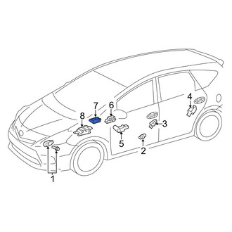 Toyota OE - Right Air Bag Seat Sensor Mat
