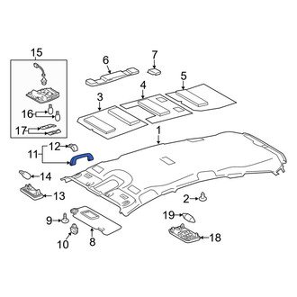 Toyota OE - Rear Interior Grab Bar