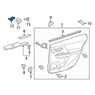 Toyota OE - Rear Door Jamb Switch