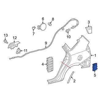 Toyota OE - Rear Quarter Panel Vent