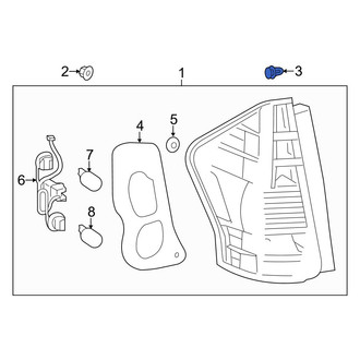 Toyota OE - Tail Light Clip