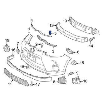 Toyota OE - Grille Reinforcement Clip