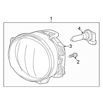 Toyota OE - Front Right Fog Light