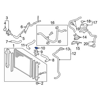 Toyota OE - Drive Motor Inverter Coolant Reservoir Cap