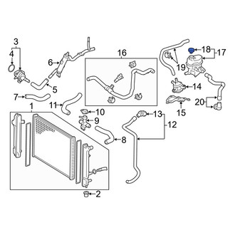 Toyota OE - Engine Coolant Reservoir Cap