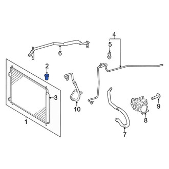 Toyota OE - A/C Condenser Bracket Insulator