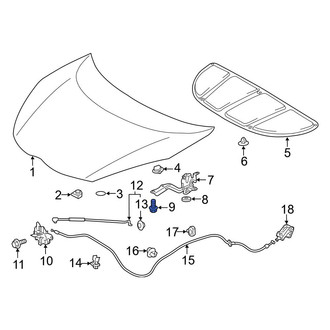 Toyota OE - Hood Hinge Bolt
